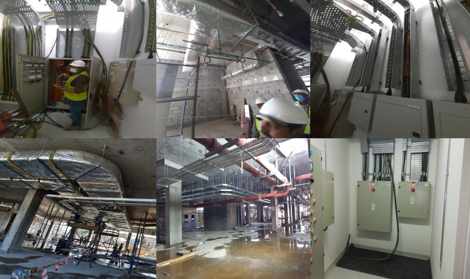 ELECTRICAL AND HVAC WORK AT VARIOUS PROJECTS